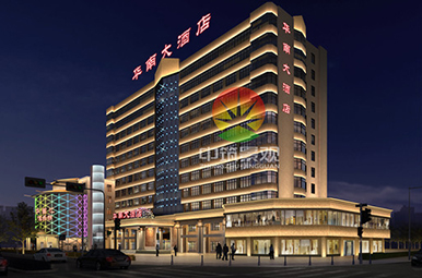 揭陽華南大酒店亮化工程